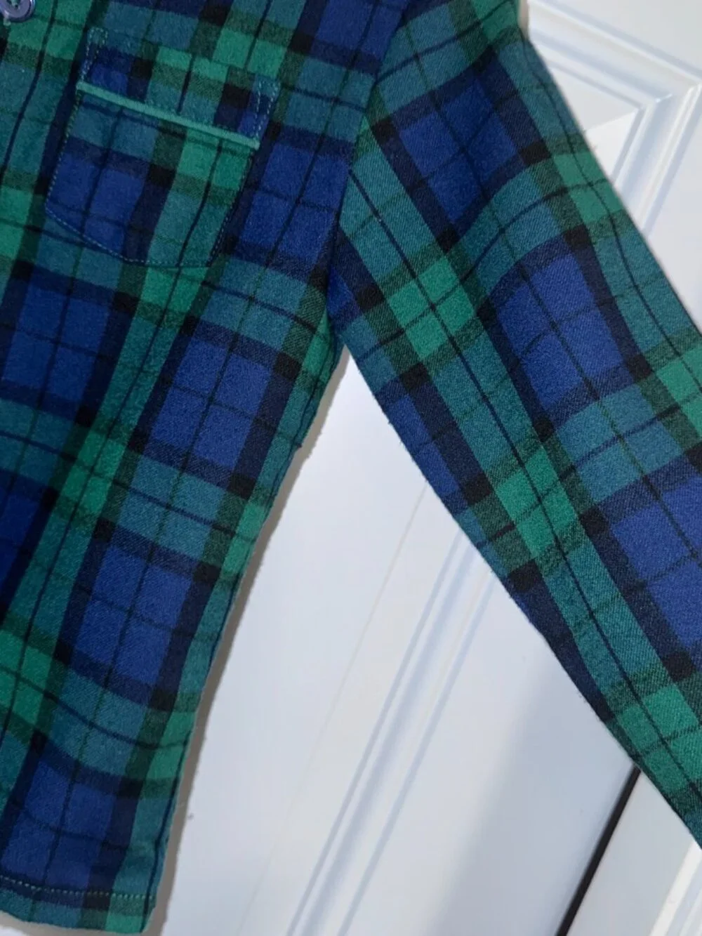 Saint Eve Kids Navy/blue Plaid Pajamas